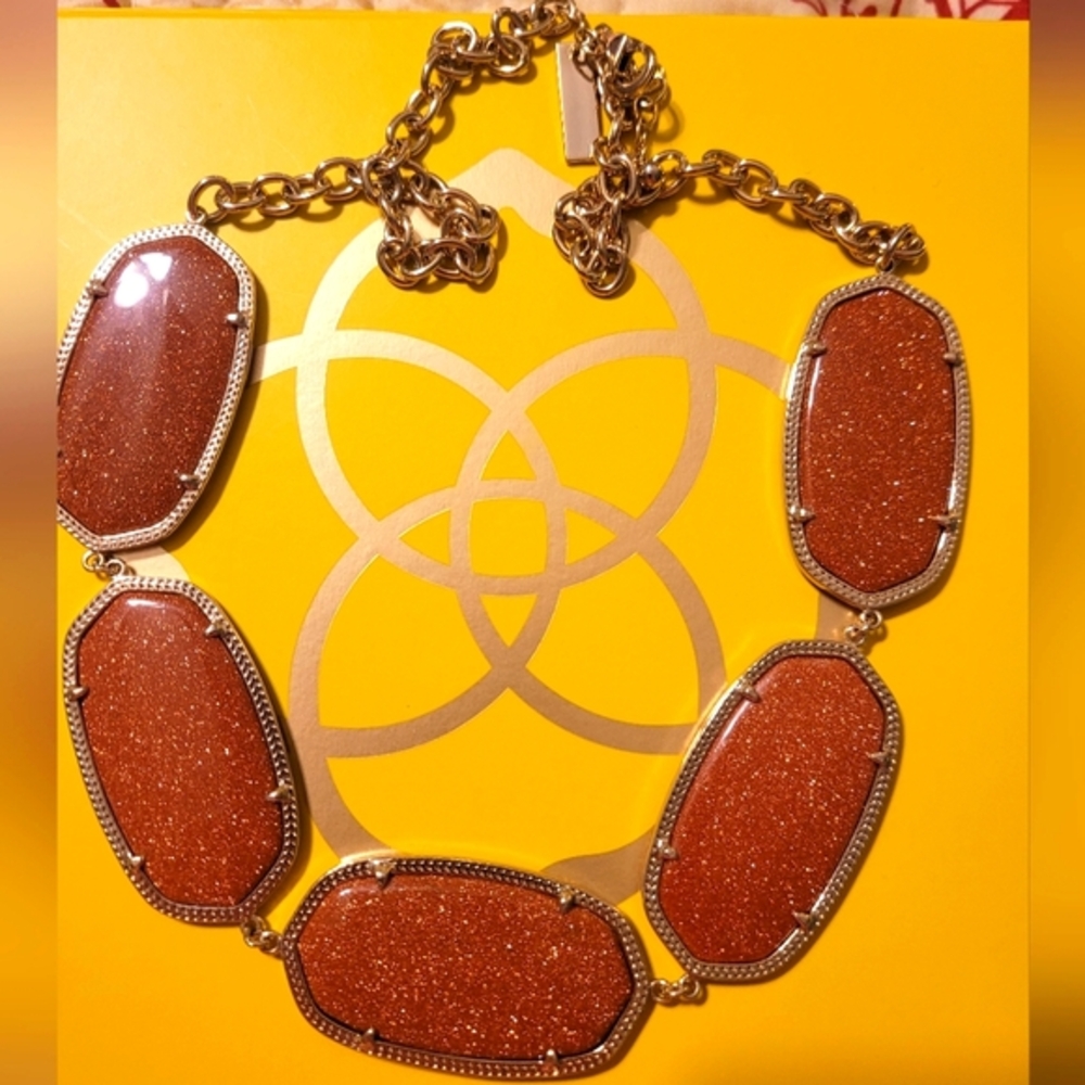 Kendra Scott Goldstone Noelle Statement Necklace